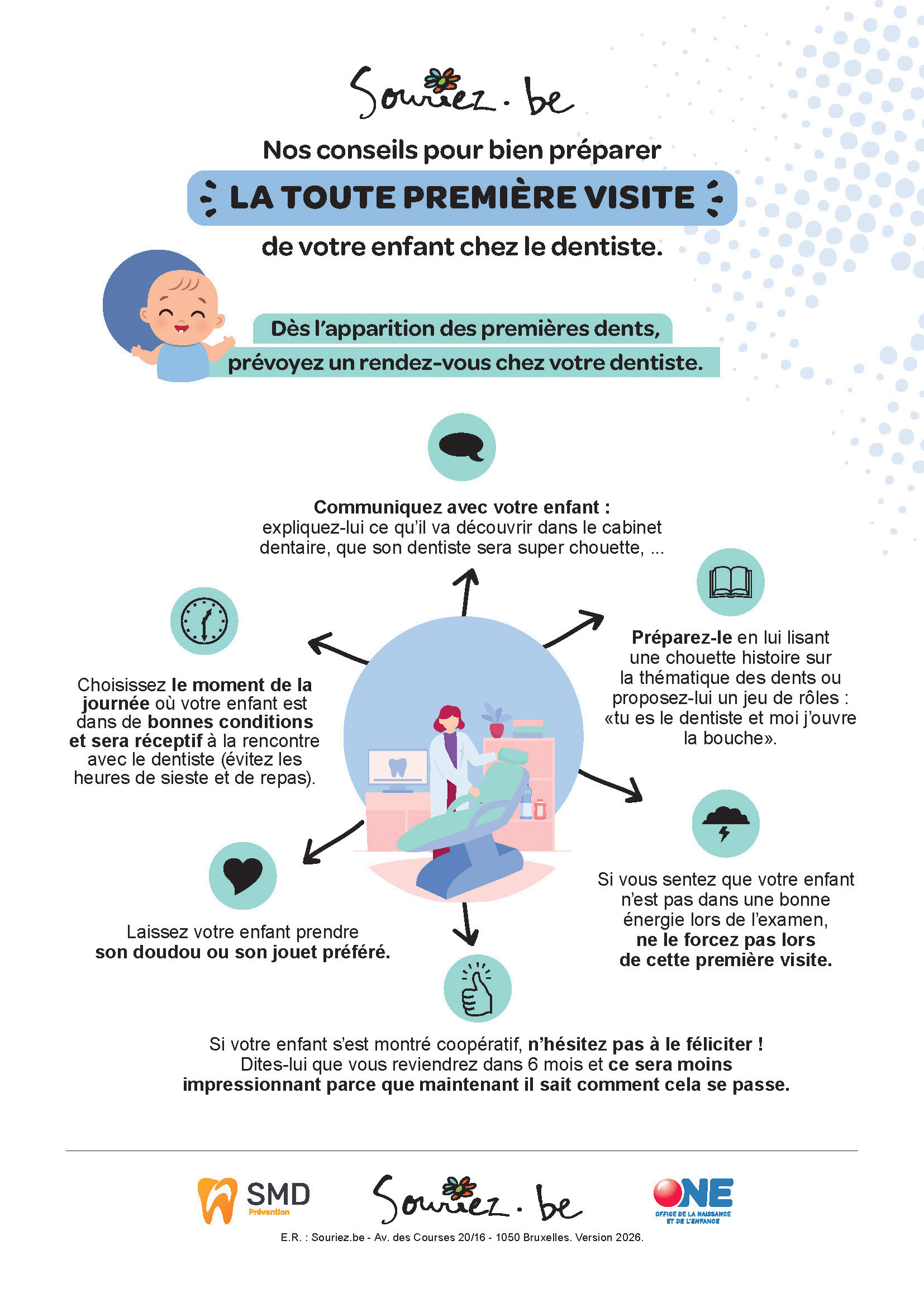 La première visite de votre enfant chez le dentiste approche ?